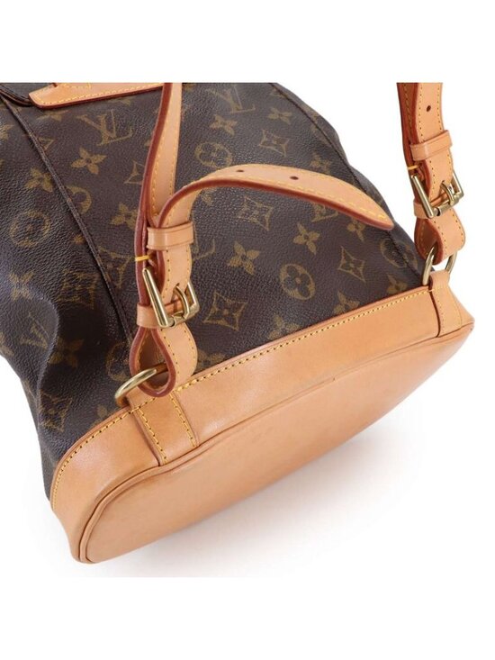 Louis Vuitton Monogram Montsouris MM Backpack Brown
